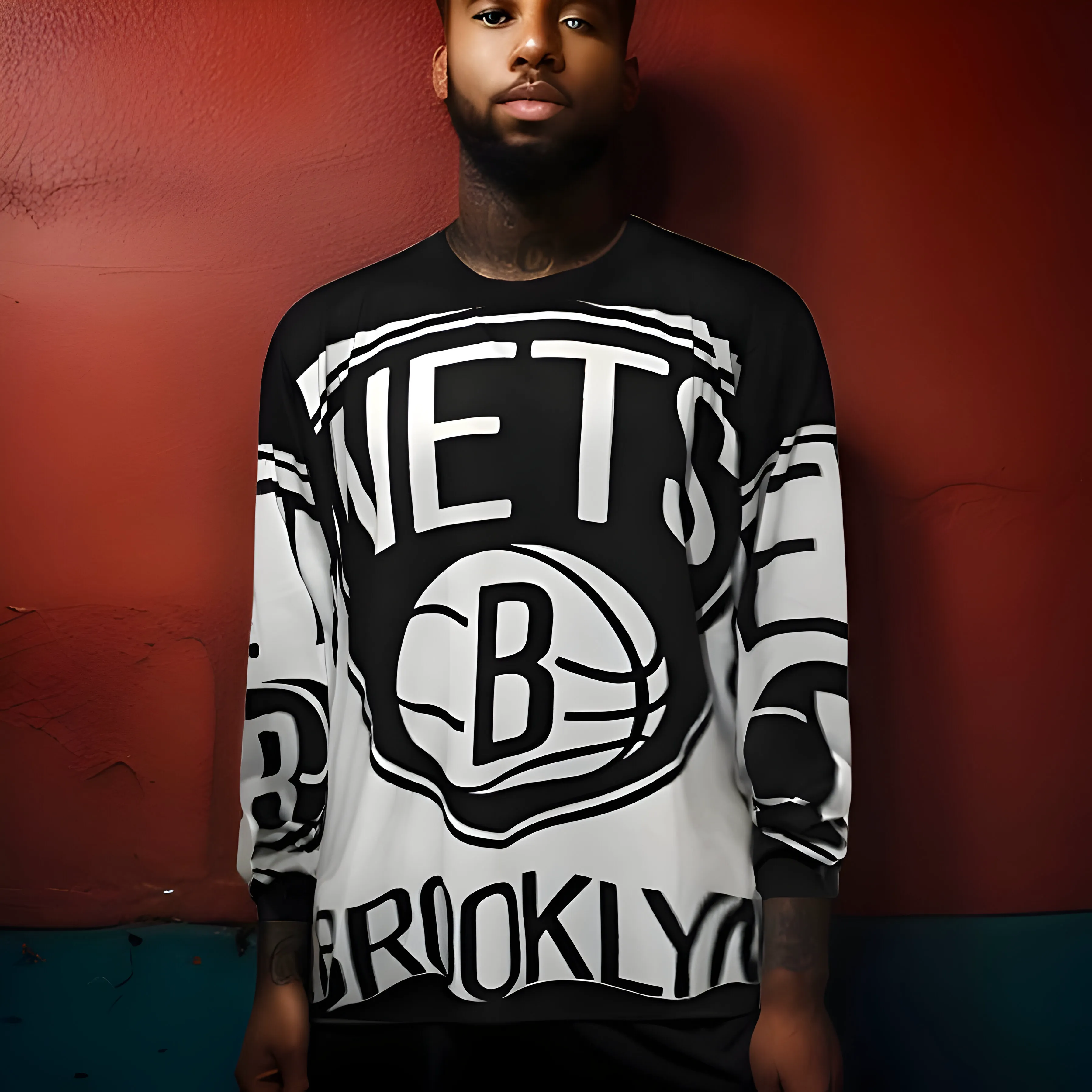 ^BKLYN^ ~JUMBO PRINT~ LONG SLEEVE TEES