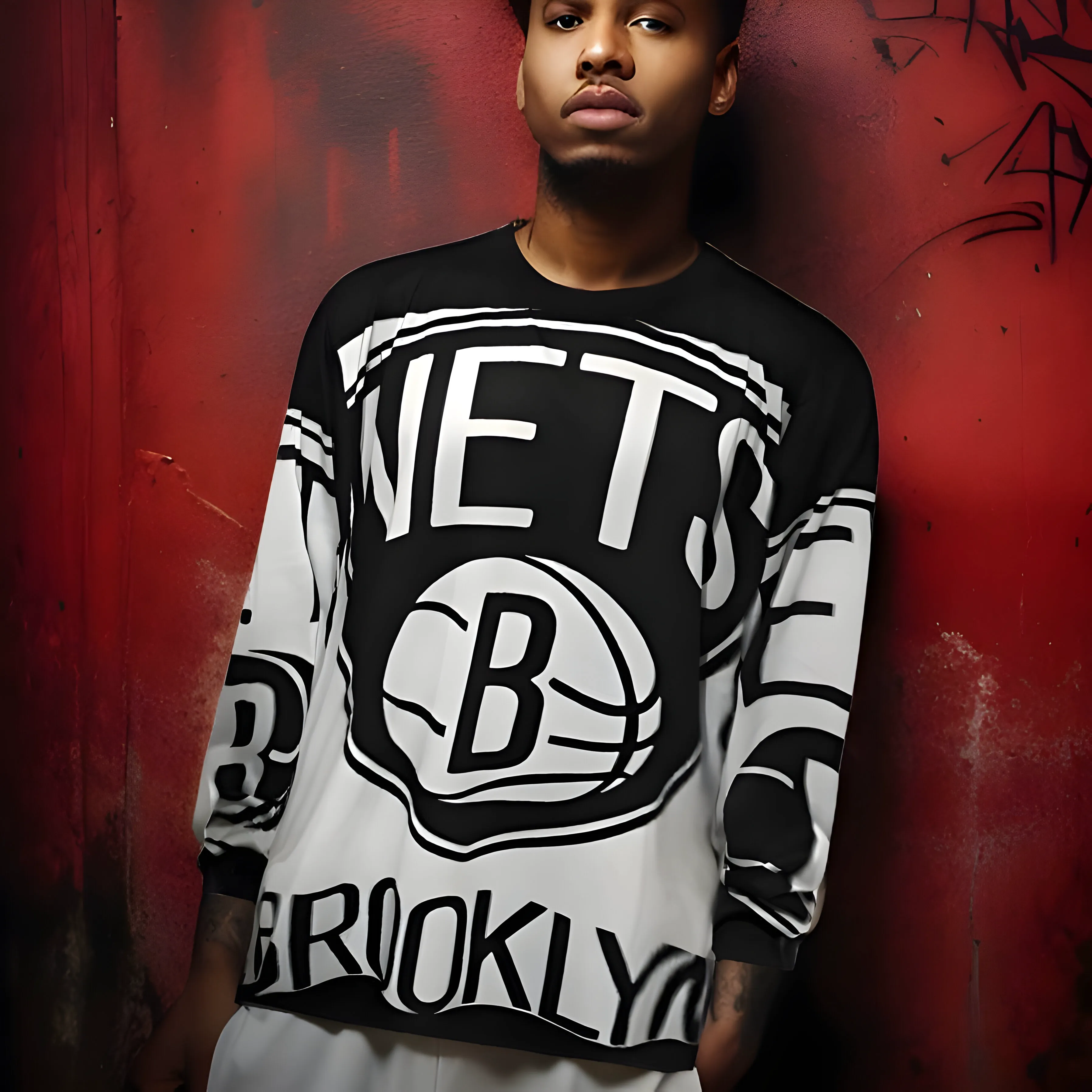 ^BKLYN^ ~JUMBO PRINT~ LONG SLEEVE TEES