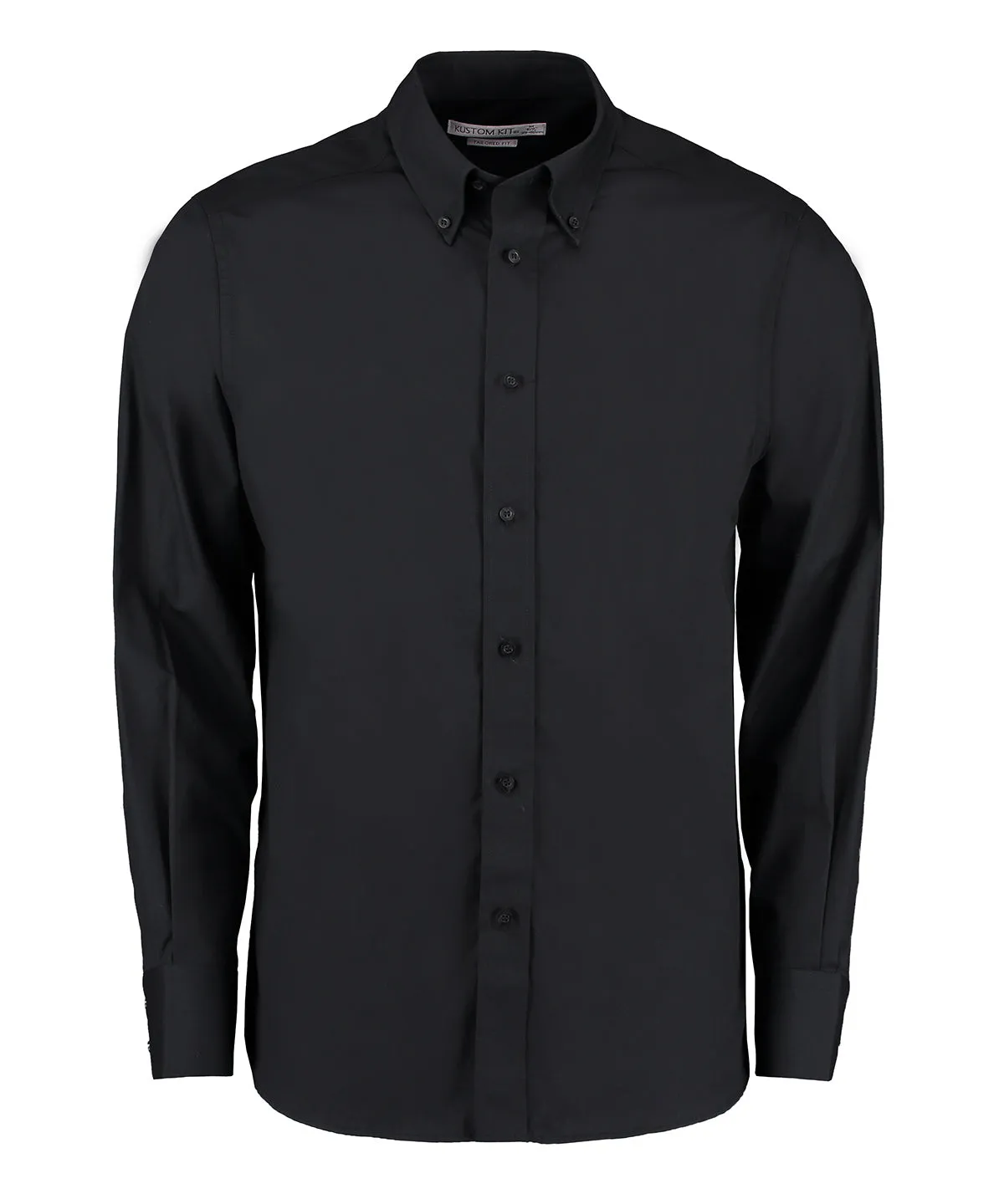 Black - City business shirt long-sleeved (tailored fit)