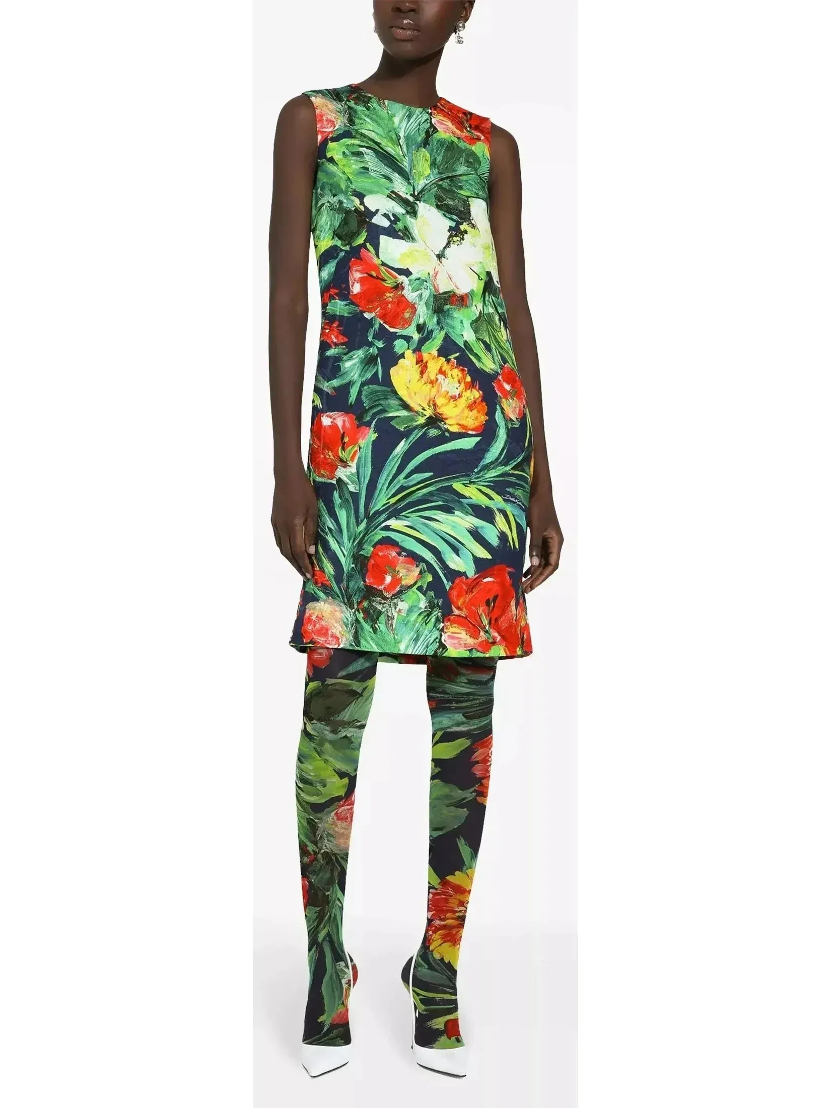 Bloom Floral-Printed Shift Dress