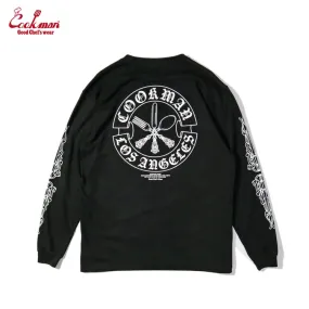 Cookman Long Sleeve Tees - Cutlery : Black