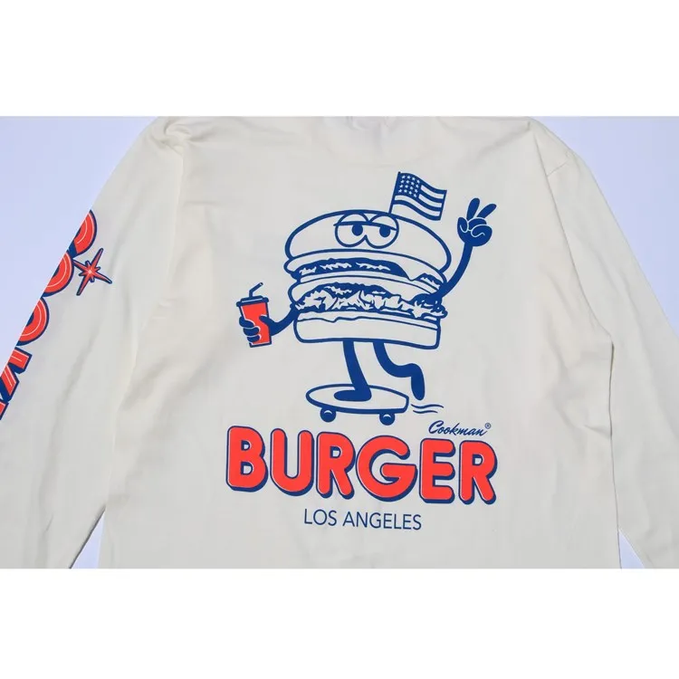 Cookman Long Sleeve Tees - SkatingBurger : Beige