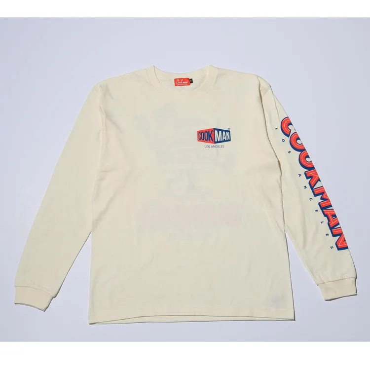 Cookman Long Sleeve Tees - SkatingBurger : Beige