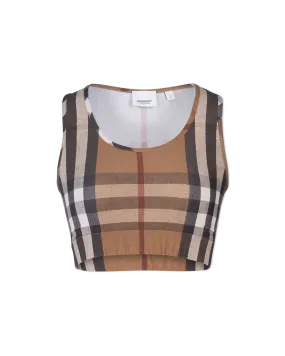 Immy Check Bra Top