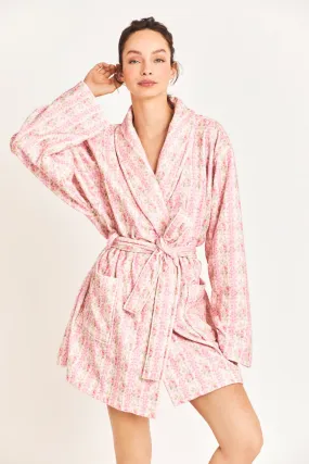 Indie Cotton Bath Robe-STRAWBERRY MACARO0N