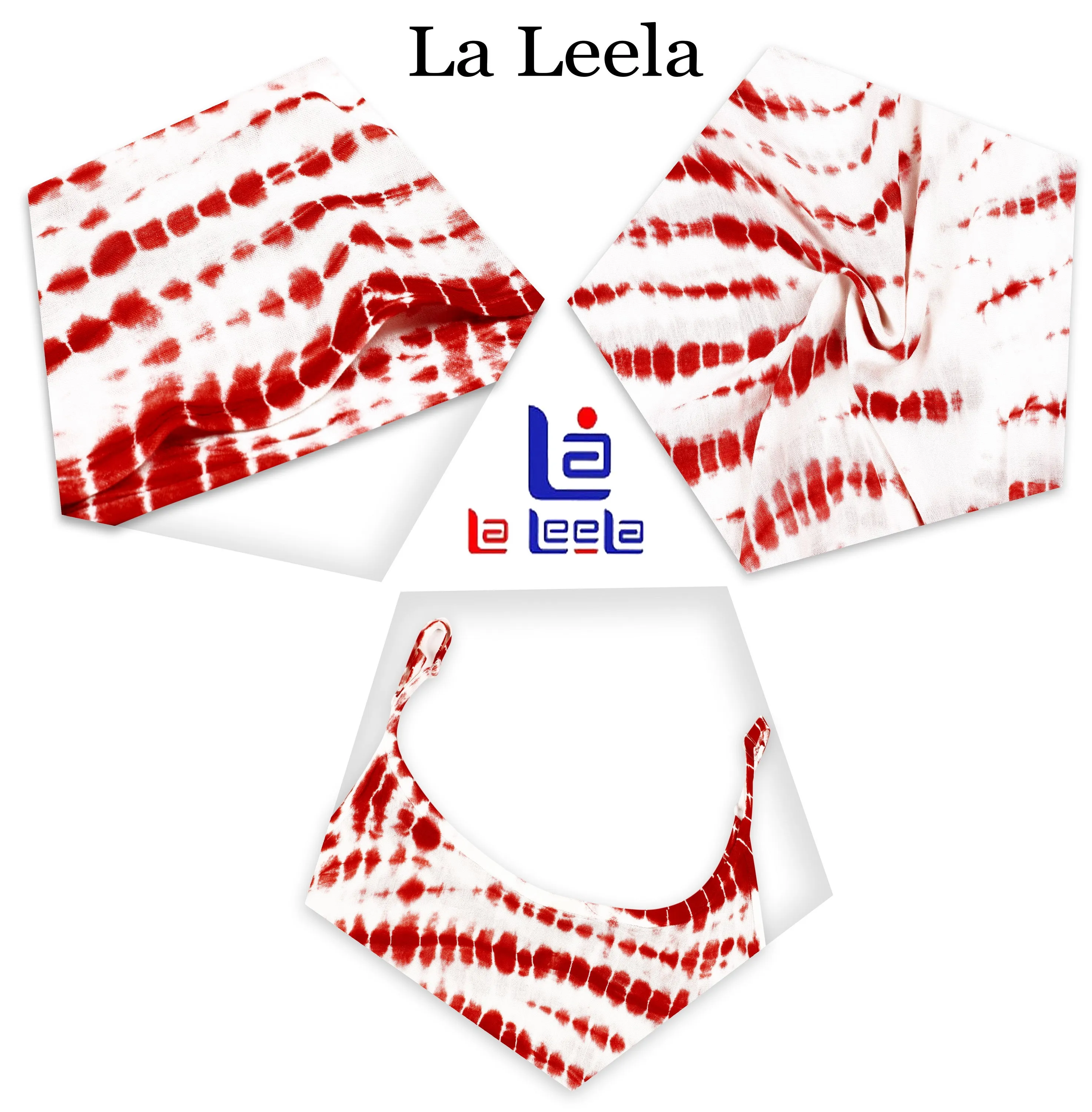 LA LEELA Women Swimsuit Bikini Cover Up Summer Beach Swimwear US 8-10 White_R272