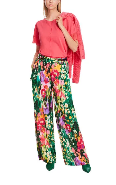 Marccain Wide Floral Pants