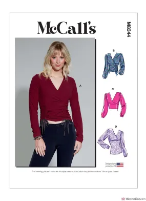 McCall's Pattern M8344 Misses' Knit Top