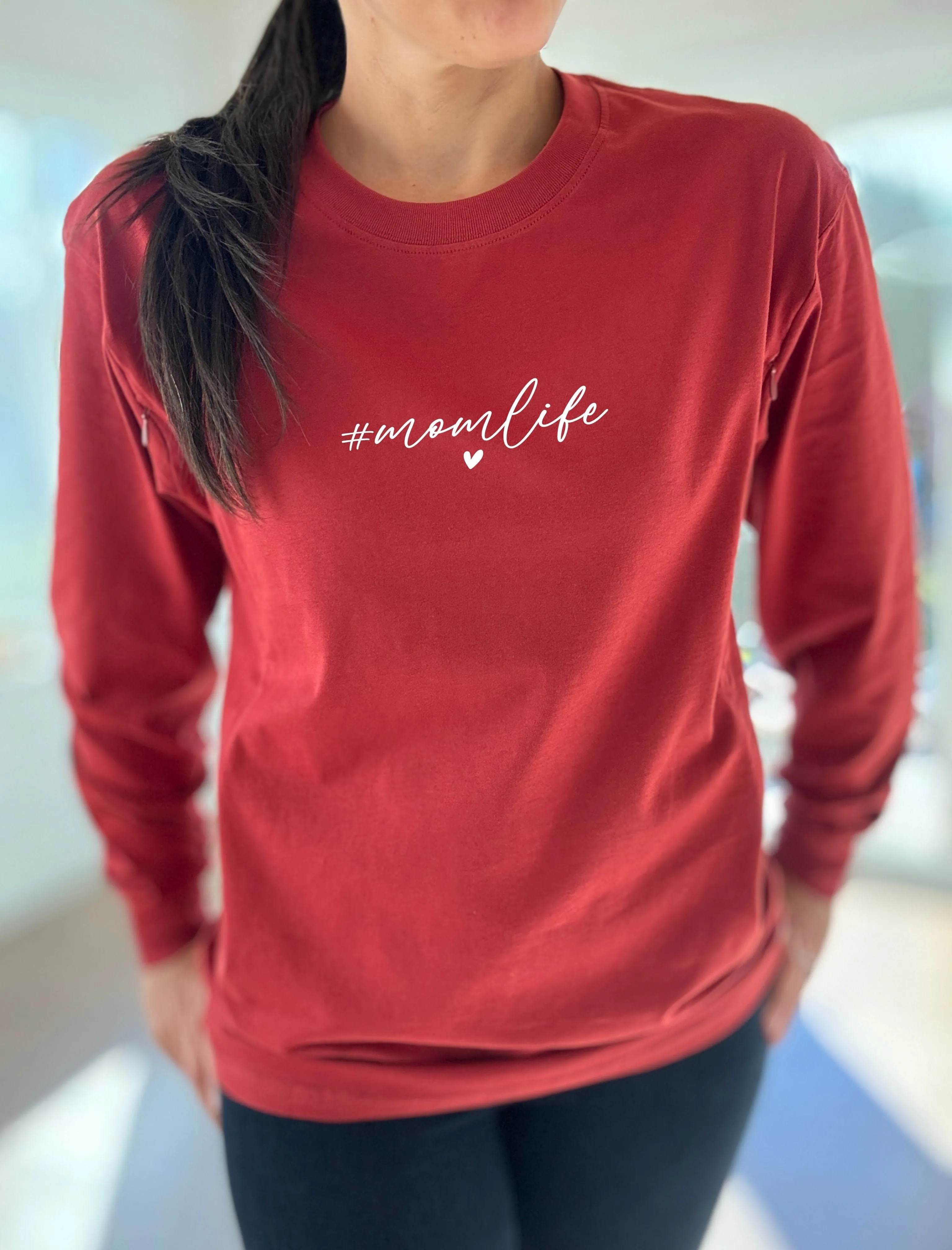 #MomLife Long Sleeve Comfort Tee