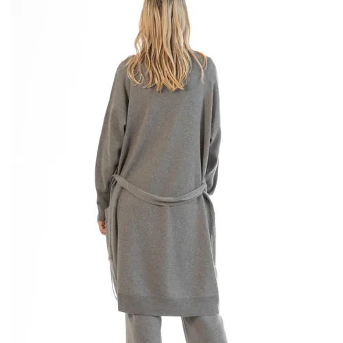 Paper Label Valencia Everyday Robe Coat Grey Mix