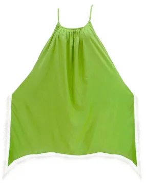 Rayon Women's Beachwear Bikini Cover up Swimwear Swimsuit Classic Blouse Green