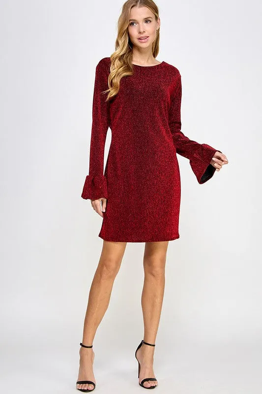 Red Sparkly Holiday Dress