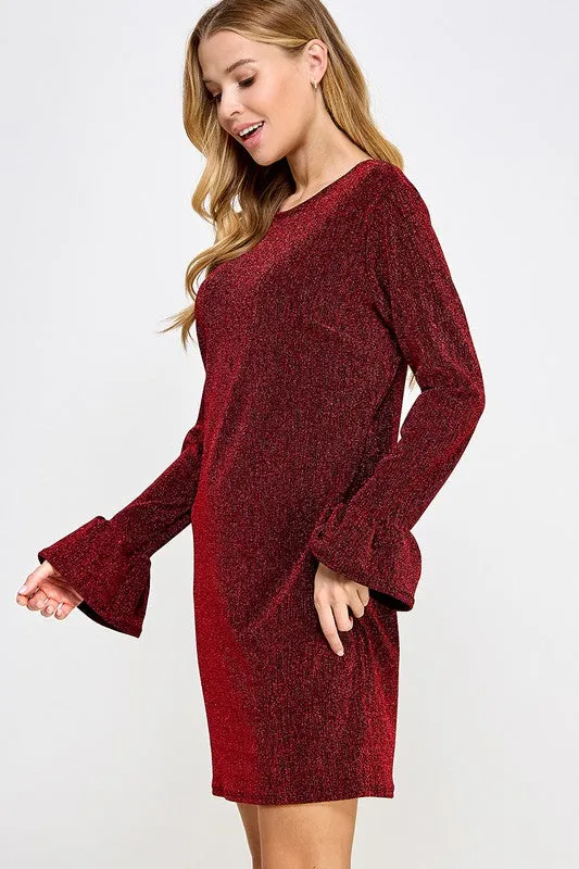 Red Sparkly Holiday Dress