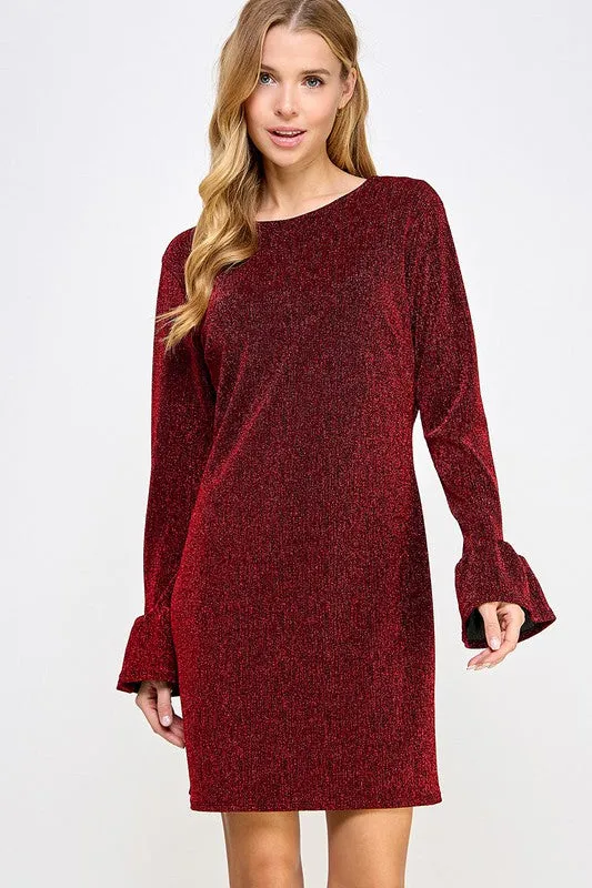 Red Sparkly Holiday Dress