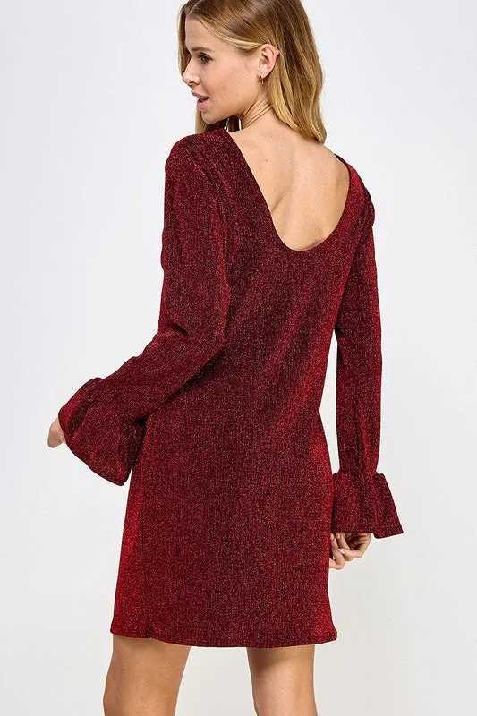 Red Sparkly Holiday Dress