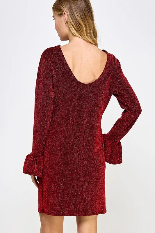 Red Sparkly Holiday Dress