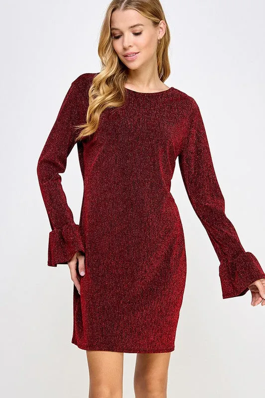 Red Sparkly Holiday Dress