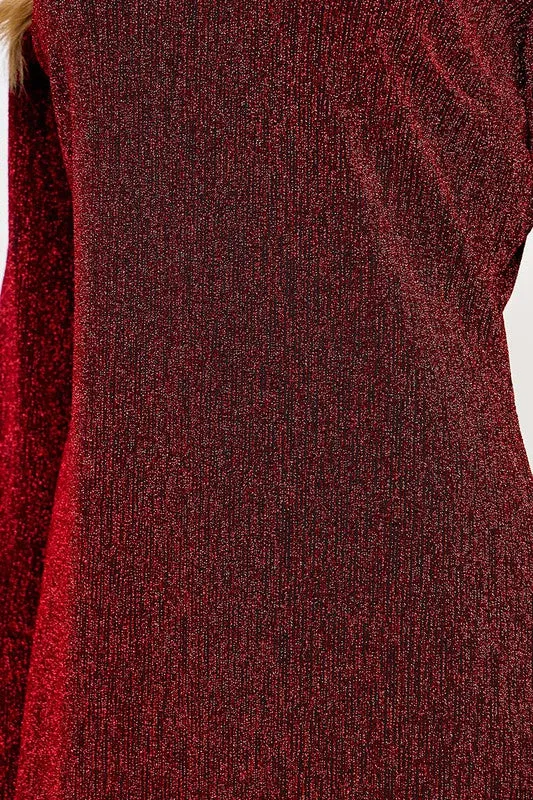 Red Sparkly Holiday Dress