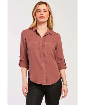 Riley Button Up Shirt Desert