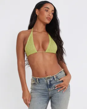 Rupa Crop Top in Lime