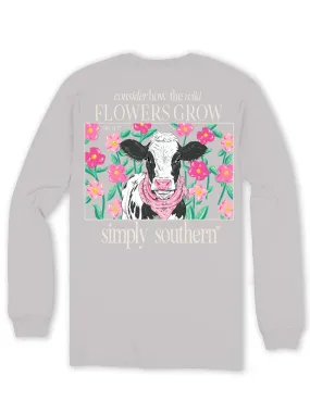 Simply Southern | LS Youth Cow | WhiteWater