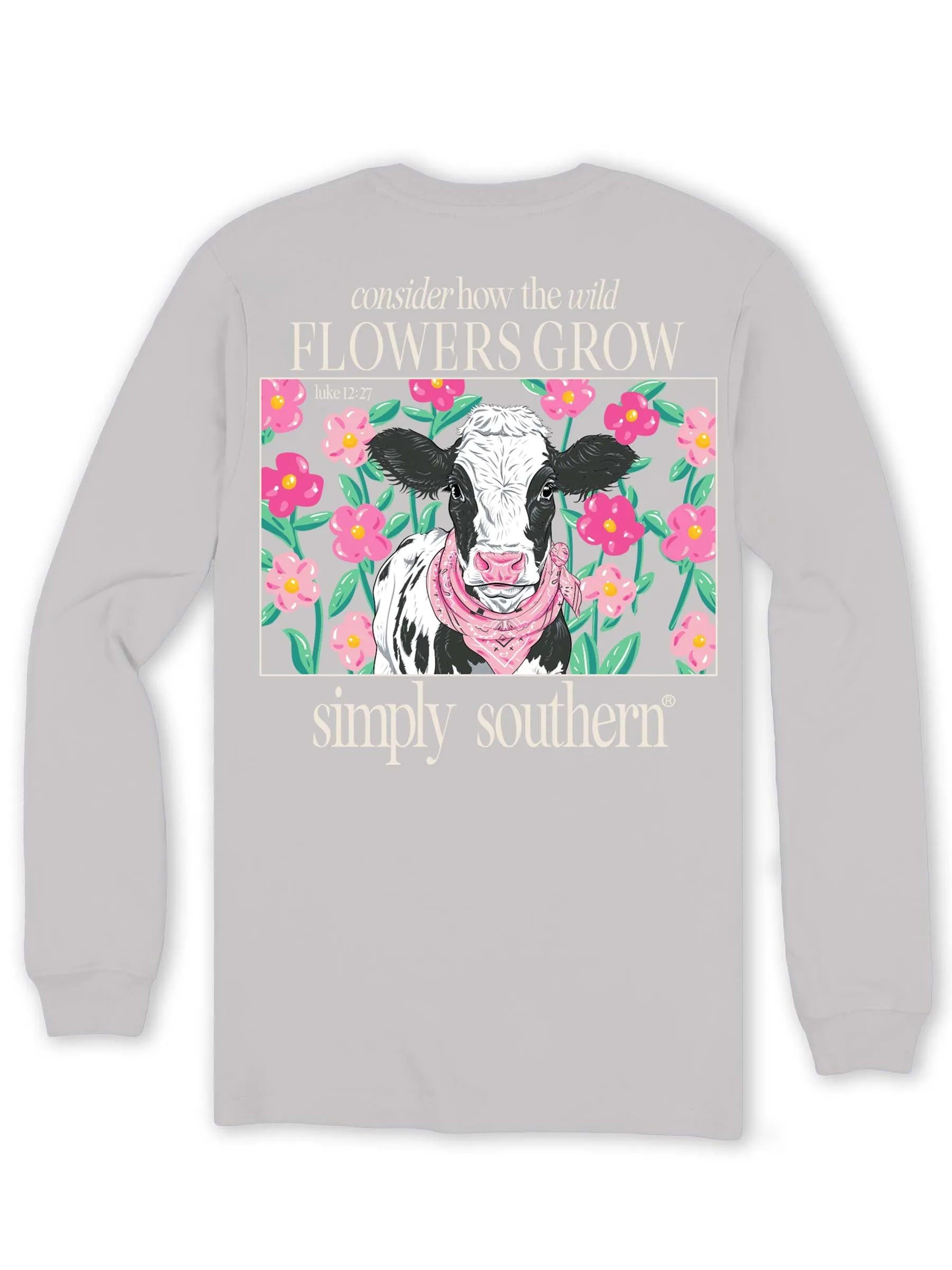 Simply Southern | LS Youth Cow | WhiteWater