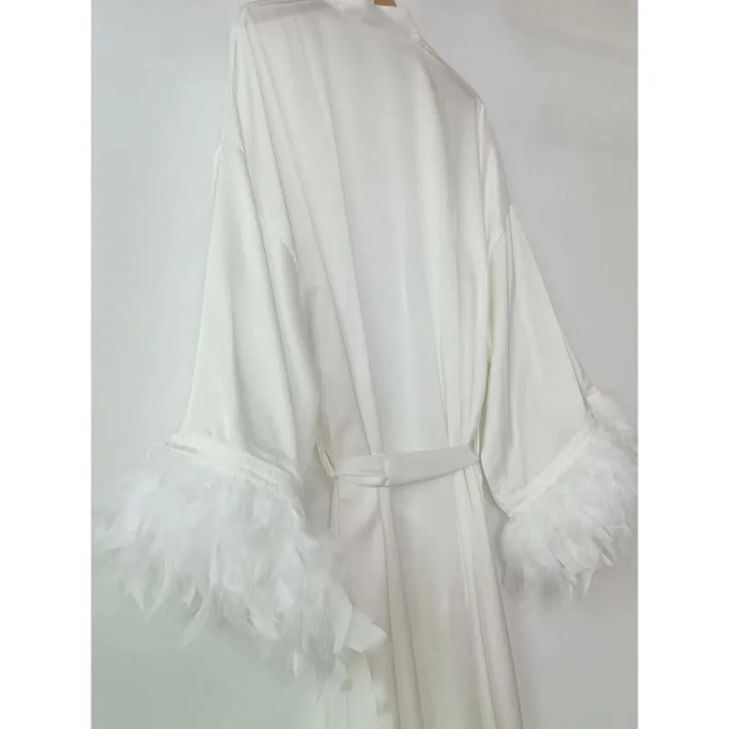 Soft White Wedding Robe