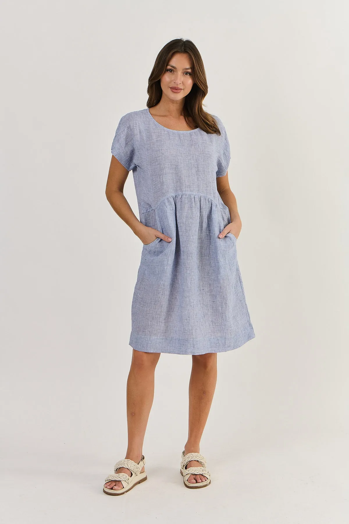 Summer Linen Dress Delta