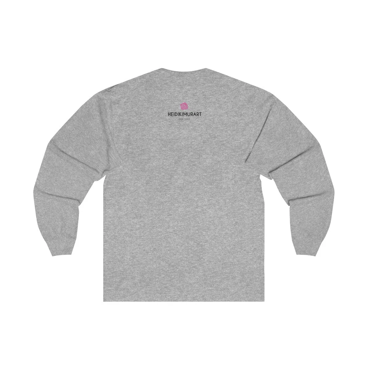 Unisex Long Sleeve Tee w/"Always Trust Your Gut" Invitational Quote -Made in USA